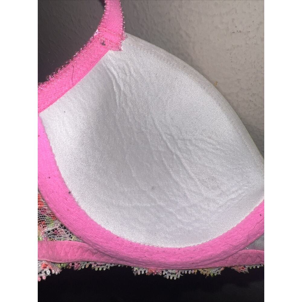 Victoria's Secret White Bra Womens 32B Dream Angel Lined Demi Underwire - Picture 11 of 13
